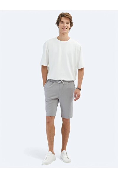 Kip Сірі плоскі в'язані спортивні шорти