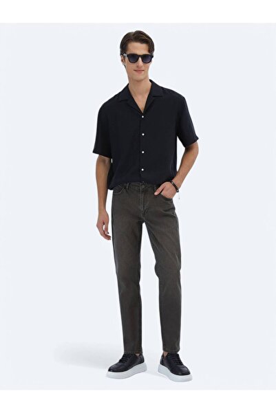 Kip Smeđe Slim fit Denim Mešavina pamuka pantalone