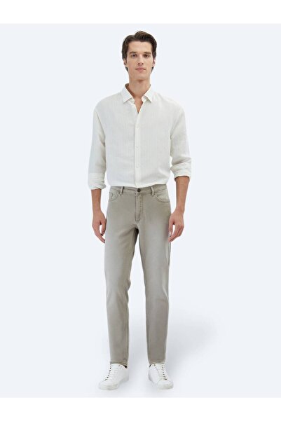 Kip Παντελόνι Mink Slim Fit Denim Cotton Blended