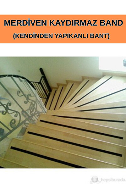 KL HOME 25MM EN -15 Metre UZUNLUK YAPIŞKANLI BAND - Kaydırmaz Zemin Merdiven ...