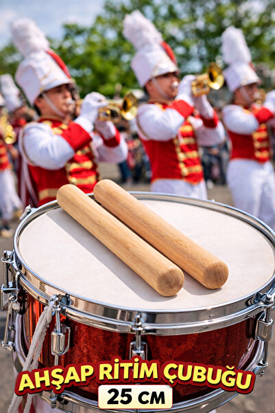Genel Markalar 10 Çift Ritim Çubuk Seti 20 Adet Ritim Çubuğu Ritm Çubuğu
