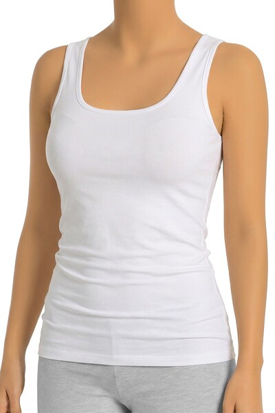 Öts Ženska majica bez rukava sa rebrastim, debelim naramenicama ( 100% pamuk )