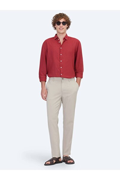 Kip Casual παντελόνι Jogging Fit Woven Mink