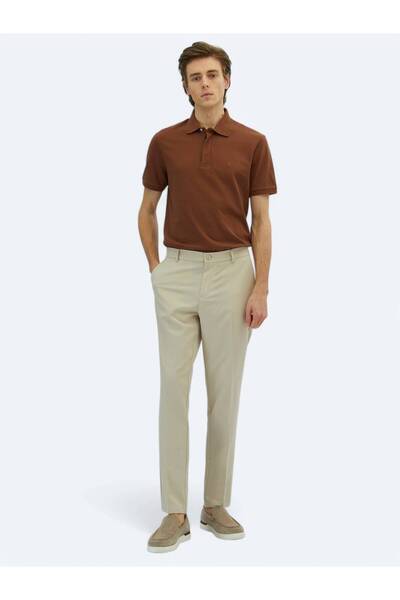 Kip Ecru Tkano ležerne pantalone za trčanje