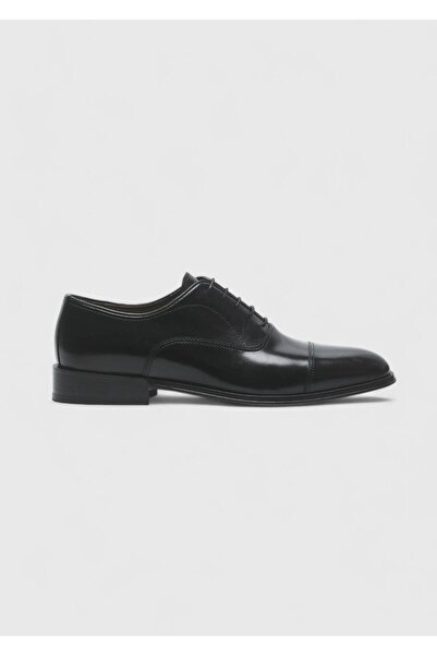 Ramsey Black Leather Classic Shoes