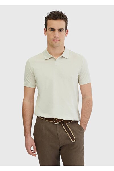 Ramsey تي شيرت قطن 100% بياقة بولو سادة