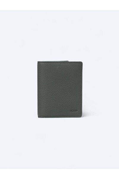 Kip Koyu Haki Cüzdan