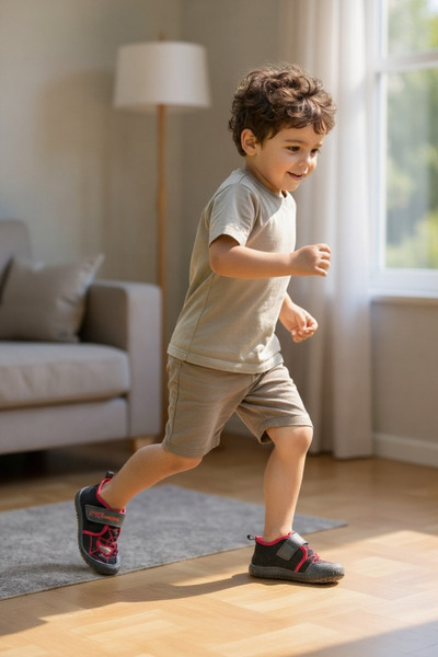 GEZER Konay 03450 νηπιαγωγείο και στο δρόμο αγορίστικα παπούτσια από λινάρι