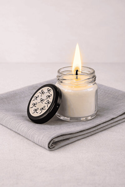 Sarkap 6'lı 40 ml Yuvarlak Cam Kavanoz Kurdeleli