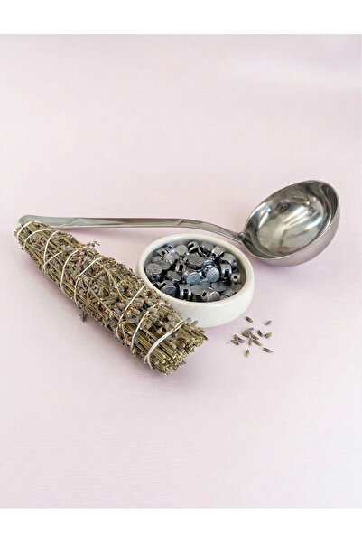 vira shop Kurşun Dökme Seti Eritme Kurşun 200gr-Kepçe-Üzerlik Nazar Için 3'Lü...