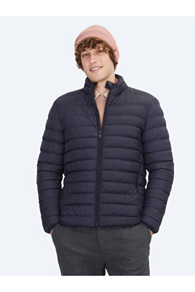 Kip Σκούρο μπλε Regular Fit Διπλό Μανίκι Casual Υφασμάτινο Μπουφάν