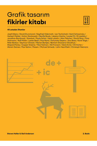 Ketebe Grafik Tasarım Fikirler Kitabı - Steven Heller, Gail Anderson
