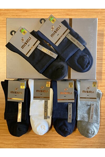 Mısırlı Безшевни модални удобни мъжки чорапи до средата на прасеца, 6 чифта