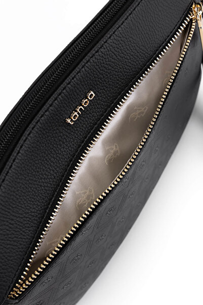 Tamer Tanca Erkek Suni Deri Siyah Clutch Çanta