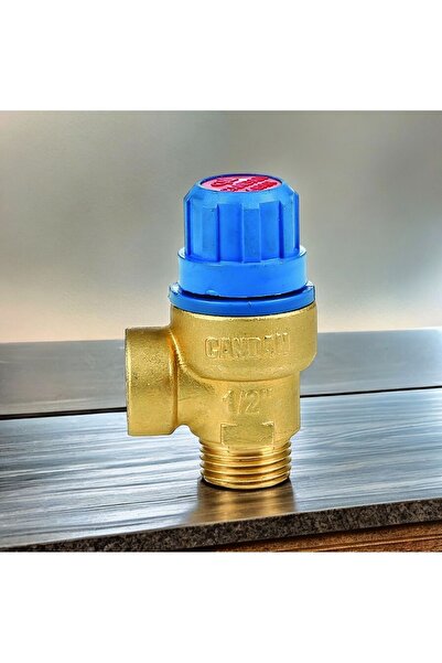 CANDAN MAKİNE Emniyet Ventili 9 Bar Şofben , Sıcak Su Boyleri İçin Valf