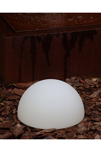 Venus Lights Orbis RGB Güneş Enerjili Yuvarlak Bahçe Lambası 30 Cm