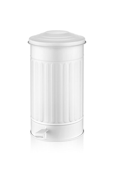 The Mia Coș de gunoi de bucătărie alb 24 Lt