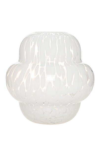 The Mia THE MİA  Blanco Cam Vazo 20x22 cm