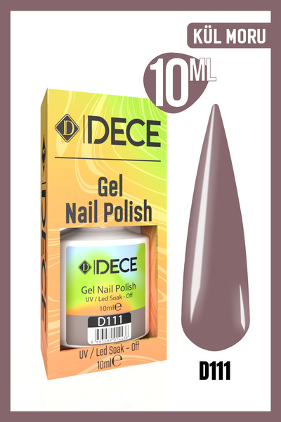 d dece Kalıcı Oje Uv Led D111 (MOR SERİSİ) 10ml