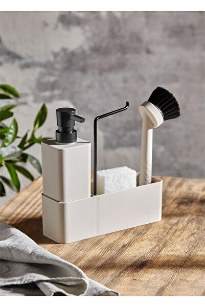 The Mia Plain Sıvı Sabunluk Seti Beyaz