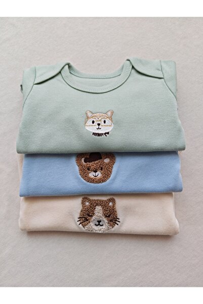 Pink cherry بدلة طفل صبي من ثلاث قطع