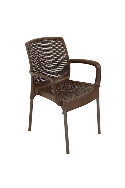 Mandella Defne Rattan Koltuk (6 Adet) KAHVERENGİ