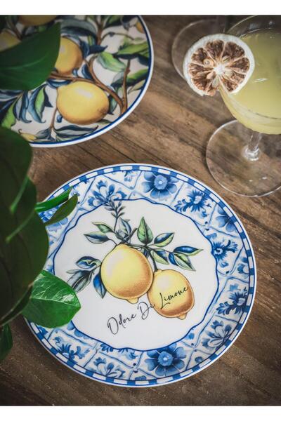 The Mia Odore Di Limone Pasta Tabağı 6lı Set 19 cm ODL0001