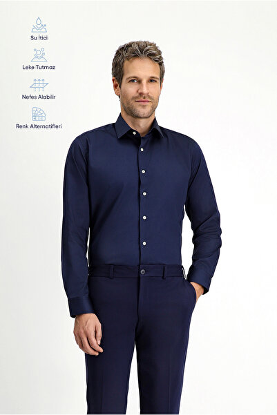 Kiğılı Cămașă din bumbac cu mânecă lungă, croială subțire, slim fit, clasică,...