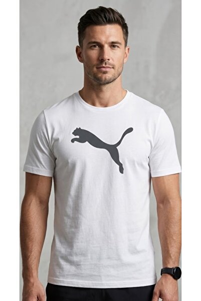 Puma Teamrise logo daily wear men's t-shirt