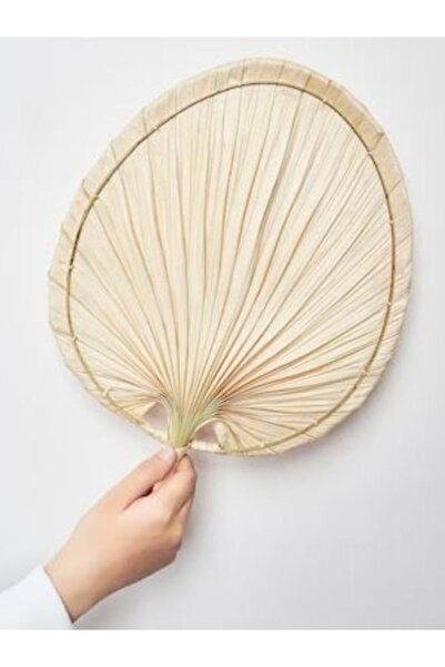 Forever Aydınlatma Yelpaze Büyük boy 30x40 cm Bambu Yaprak Dekorasyon Modern ...
