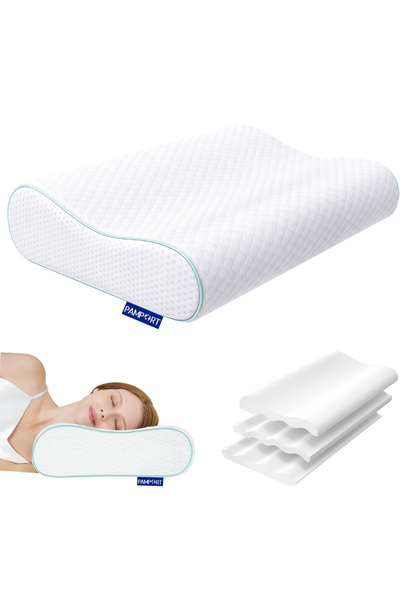 ekonax 50x32x12-8cm Orta Boy Boyun Fıtığı Düzleşmesi Boyun Ağrısı Ortopedik Y...