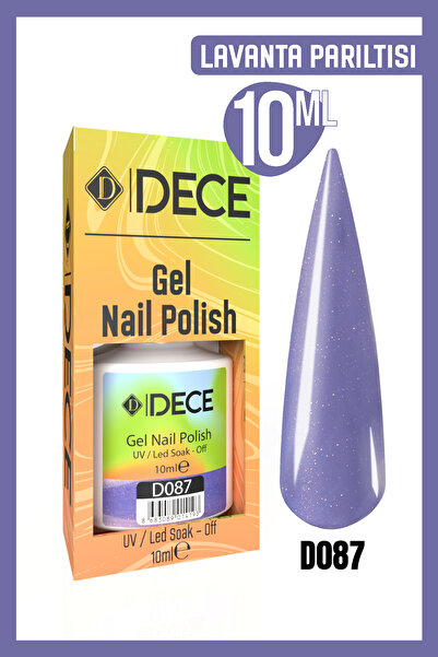 d dece Kalıcı Oje Uv Led D087 (SEDEFLİ RENK) 10ml