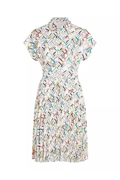 Tommy Hilfiger فستان طويل مطلي من AMD