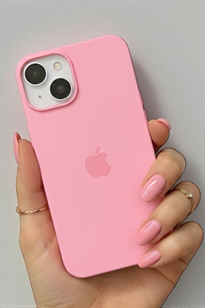 ProNorth Iphone 13-14 Uyumlu Kılıf Logolu Lansman Soft Yumuşak Içi Kadife Sil...