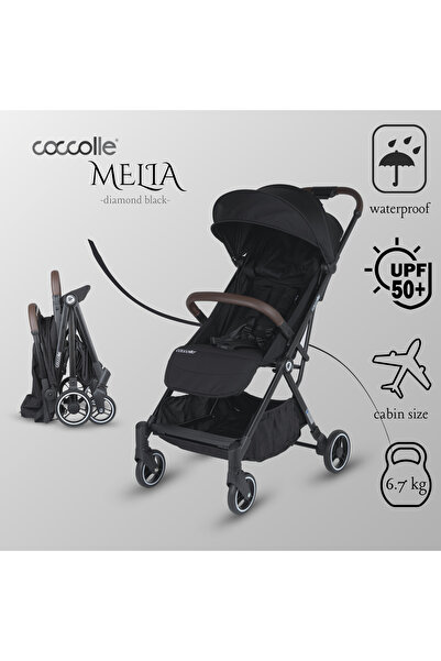 Coccolle Carucior sport Autofold Melia, Copertina XXL cu protectie UV 50+, Di...