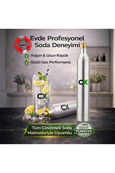 CX Soda Kartuşu-Tüpü 0,6 mL 450 GR-Özel kutusunda