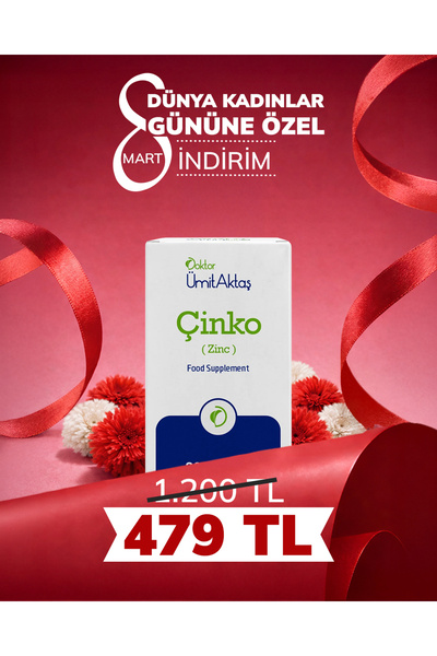 Dr. Ümit Aktaş Çinko Yüksek Biyoyararlanım 30 Kapsül