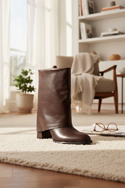 Bambi Kahve Kadın Bot & Bootie K02565070409