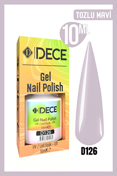 d dece Kalıcı Oje Uv Led D126 (MAVİ SERİSİ) 10ml