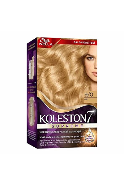 wella koleston Koleston SUPRİME KİT SAÇ BOYASI & NO: 9/0 SARI