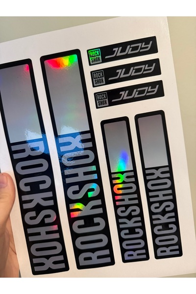 ca kay bu RockShox Judy Maşa Sticker Seti 25x5 cm