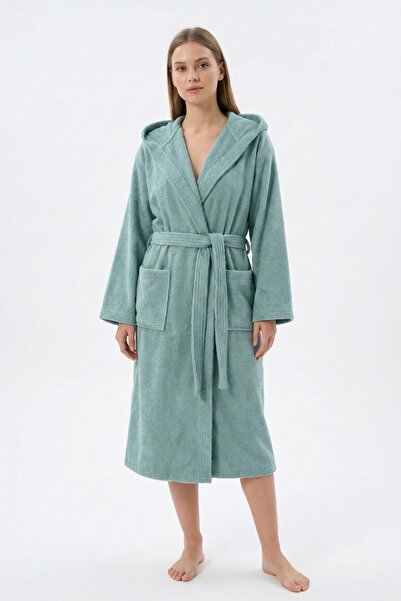 Ender Home CottonVerse Sa kapuljačom Ogrtač za kupanje – 100% pamuk, unisex