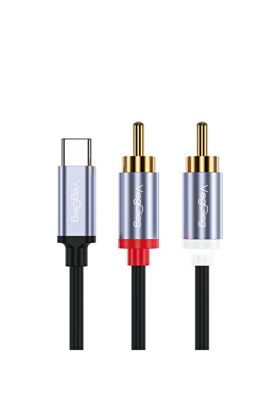Genel Markalar Usb Type-c To 2 Rca Ses Kablosu 1.5 Metre