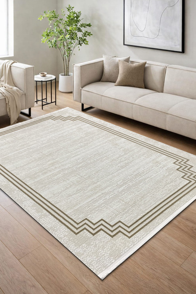 ünalcarpet 4 Metrekare - 6 Metrekare Bambu Tarz Modern Salon Oturma Odası Mut...