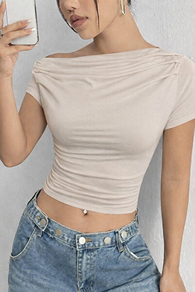 peri tower Produs nou Bluză de viscoză cu pliuri în jos pentru femei (nu este...