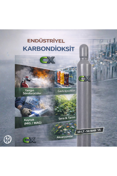 Genel Markalar Karbondioksit (co2) Gazı 10 Lt