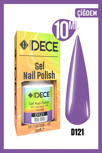 d dece Kalıcı Oje UV LED D121 (MOR SERİSİ) 10ml