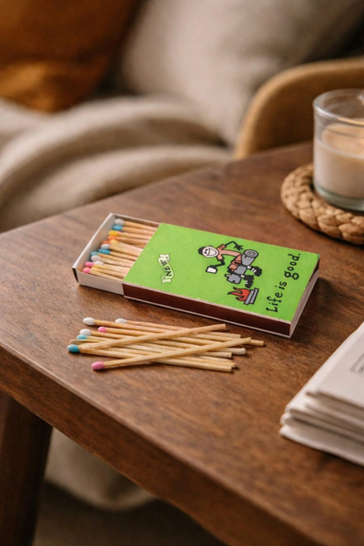 Colorful Long Match – 10 cm (40 Pcs) - Decorative Long Match 40s
