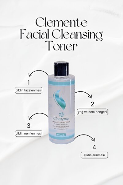Clemente Yüz Temizleme Toniği (KURU VE HASSAS CİLTLER İÇİN) 200ml