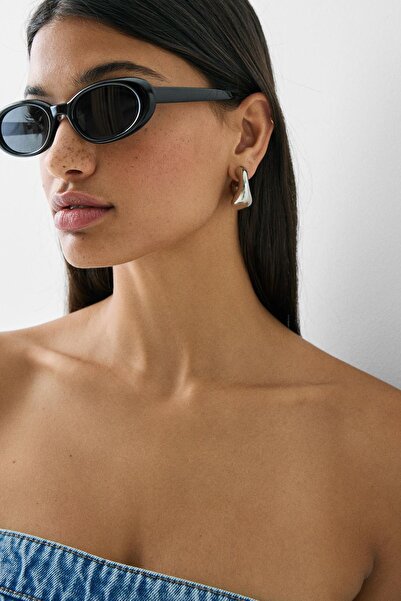 Bershka Epoksi oval güneş gözlüğü